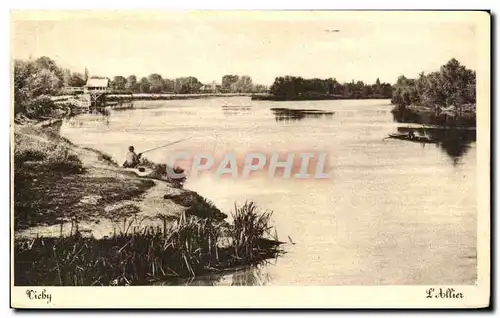 Cartes postales Vichy L&#39allier pecheur Peche