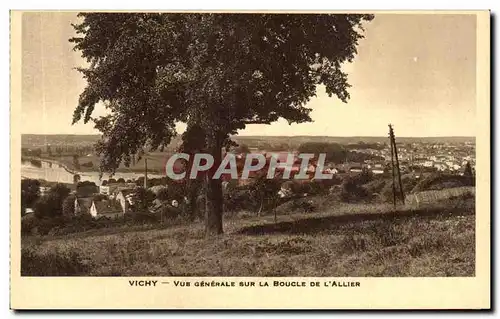 Cartes postales Vichy vue Generale Sur La Boucle De L&#39Allier