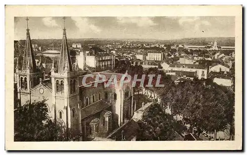 Ansichtskarte AK Vichy Vue panoramique sur l&#39Eglise St Louis