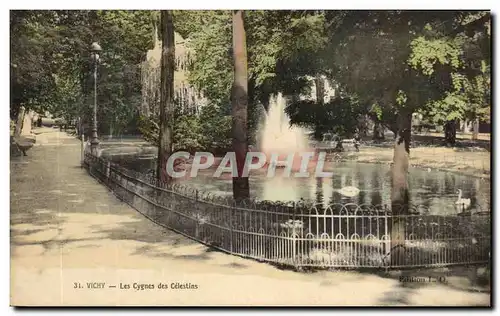 Cartes postales Vichy Les Cygnes des Celestins