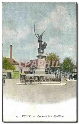 Ansichtskarte AK Vichy Monument De La Republique