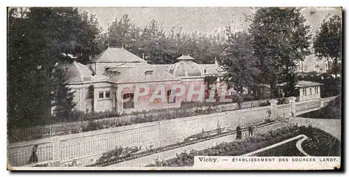 Cartes postales Vichy etablissement Des Sources Lardy