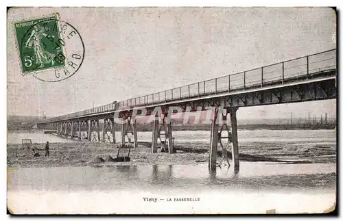 Ansichtskarte AK Vichy La Passerelle