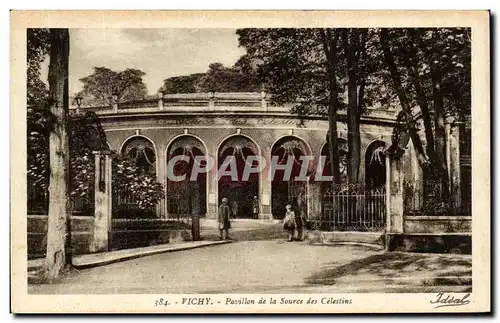 Ansichtskarte AK Vichy Pavillon De La Source Des Celestins