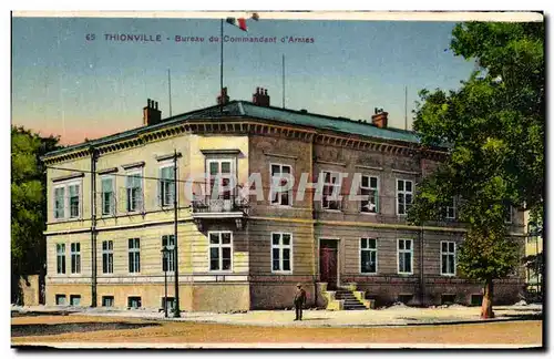 Cartes postales Thionville Bureau Du Commandant d'Armes Militaria