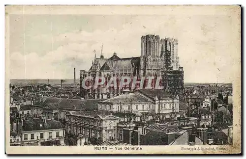 Cartes postales Reims Vue Generale