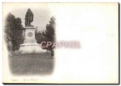 Cartes postales Reims Statue de Colbert