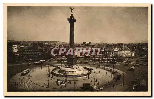 Ansichtskarte AK Paris En Flanant Place de la Bastille