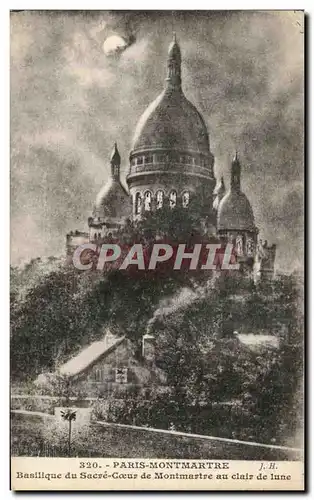 Cartes postales Paris Montmartre Basilique du Sacre Coeur de Montmartre