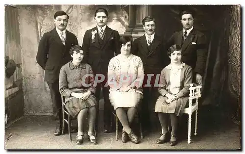 CARTE PHOTO personnages