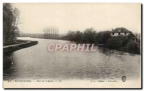 Cartes postales Rethondes Vue sur l&#39Aisne