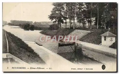 Cartes postales Rethondes Ecluse d&#39Herant