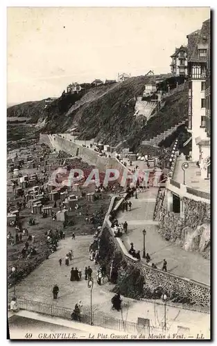 Cartes postales Granville Le Plat Gousset vu du Moulin a Vent