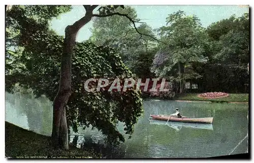 Ansichtskarte AK Bois de Boulogne Lac inferieur Le long des iles