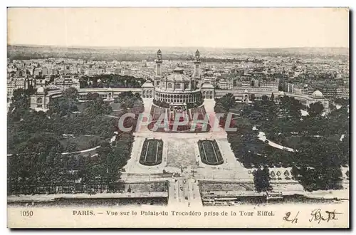 Ansichtskarte AK Paris Vue Sur Le Palais Du Trocadero Prise De La Tour Eiffel