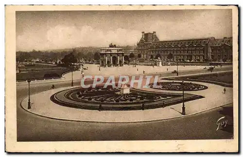 Ansichtskarte AK Notre Beau Paris Perspective Sur Le Carrousel Perspective From Carrousel