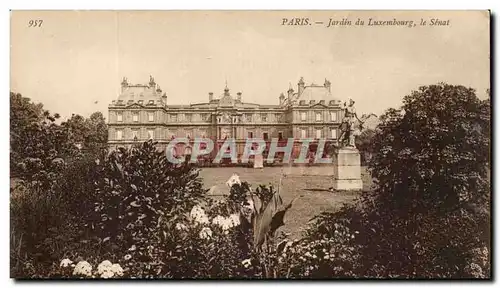 Cartes postales Paris Jardin Du Luxembourg Le Senat