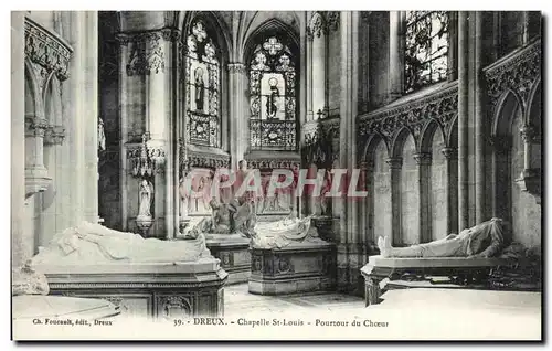 Cartes postales Dreux Chapelle St Louis Pourtour Du Choeur