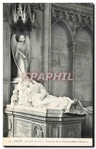 Ansichtskarte AK Dreux Chapelle St Louis Tombeau De La Princerse Marie d&#39Orleans