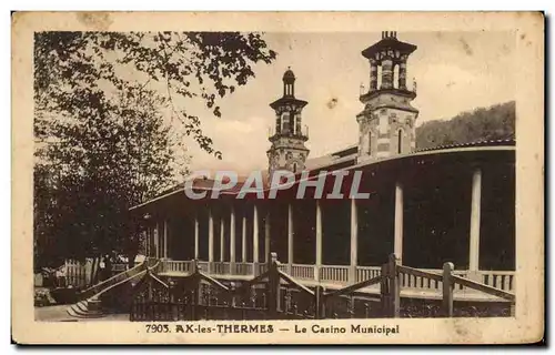 Cartes postales Ax Les Thermes Le Casino Municipal