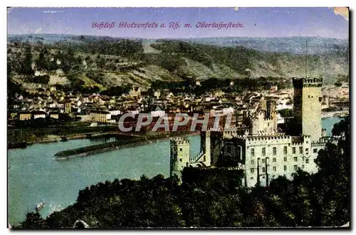 Cartes postales Schloss Stotzenfels a Rh m Oberlahnftein