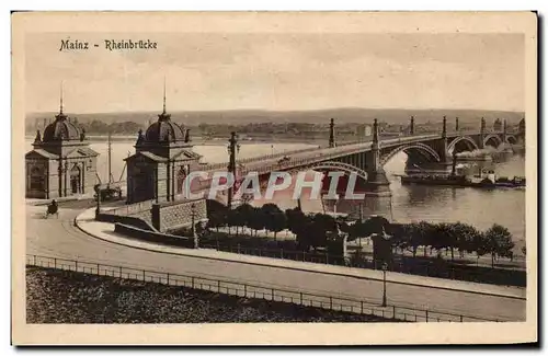 Cartes postales Mainz Rheinbrucke