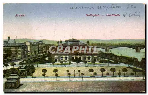 Cartes postales Mainz Holleplatz Stadthalle