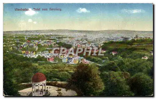 Cartes postales Wiesbaden Total vom Neroberg