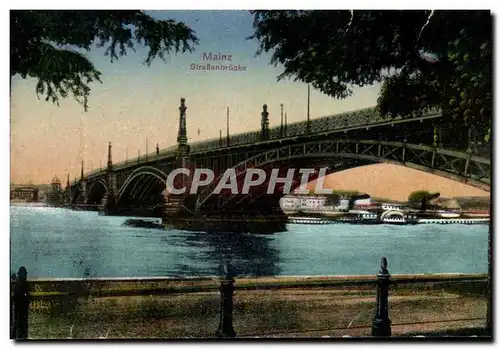 Cartes postales Mainz Strassenbrucke