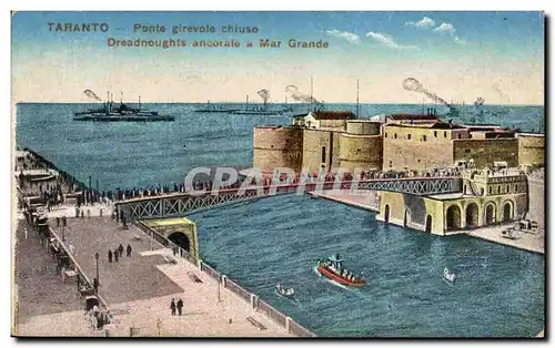 Cartes postales Taranto Ponte girevole chiuso