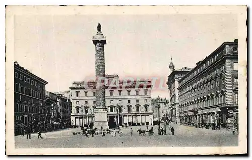 Cartes postales Roma Piazza Colonna