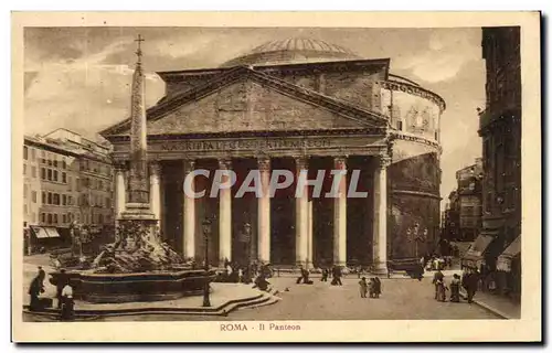 Cartes postales Roma Il Panteon