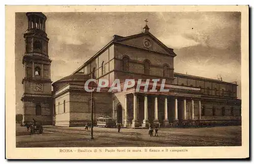 Cartes postales Roma Basilica Paolo fuori le mura finace