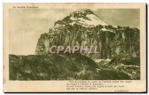 Cartes postales Le nostre Frontiere Italie