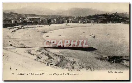 Cartes postales Saint Jean de Luz la Plage et les Montagnes