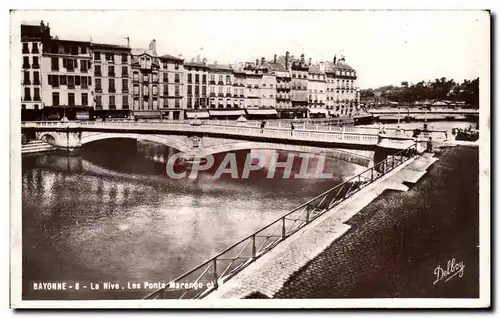 Cartes postales Bayonne La Nive Les ponts marengo