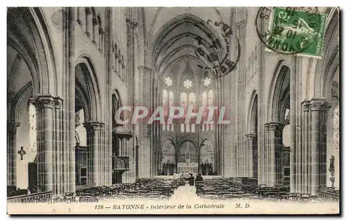 Ansichtskarte AK Bayonne Interieur de la Cathedrale