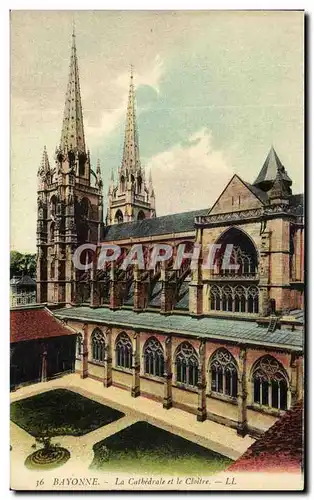 Cartes postales Bayonne La Cathedrale et le Cloitre