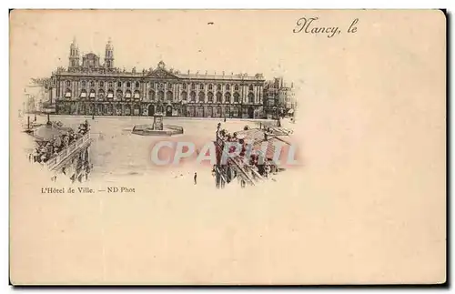 Cartes postales Nancy L&#39Hotel de Ville