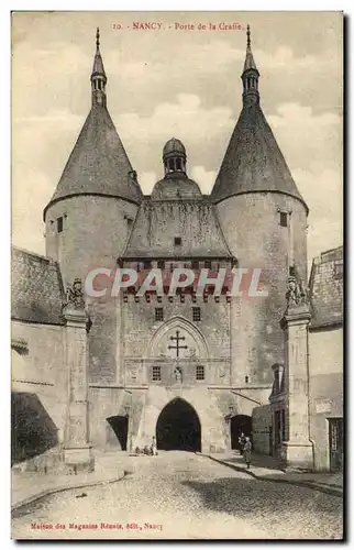 Cartes postales Nancy Porte de la Craffe