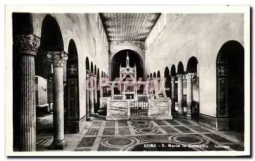 Cartes postales Roma S Maria In Cosmedin Interno