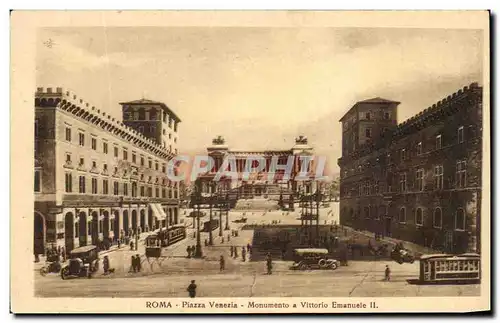 Cartes postales Roma Piazza venezia Monumento a Vittorio Emanuele II