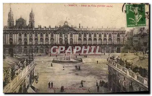 Cartes postales Nancy Hotel de Ville