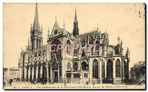 Cartes postales Nancy Vue d&#39ensemble de la Basilique Saint Epvre Ceure de Morey