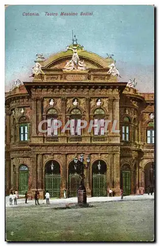 Cartes postales Catanio Teatro Massimo Bellini