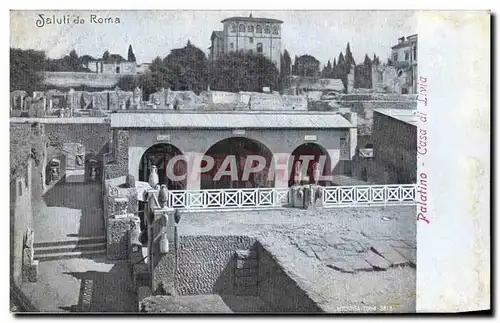 Ansichtskarte AK Palatino Casa di livia Saluti da Roma