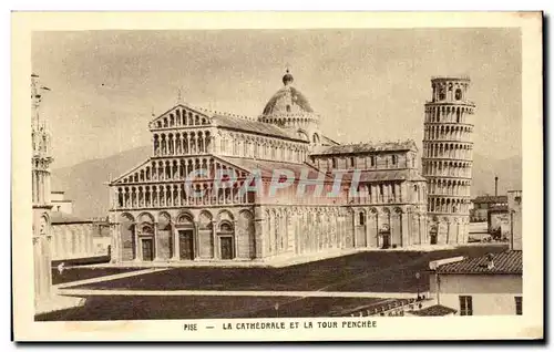 Cartes postales Pise La Cathedrale et la Tour Penchee