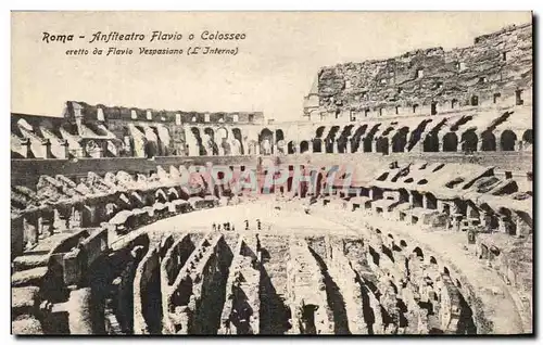 Ansichtskarte AK Roma Anfiteatro Flavio O Colosseo eretto da Flavio Vespasiano