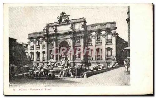 Cartes postales Roma Fontana di Trevi