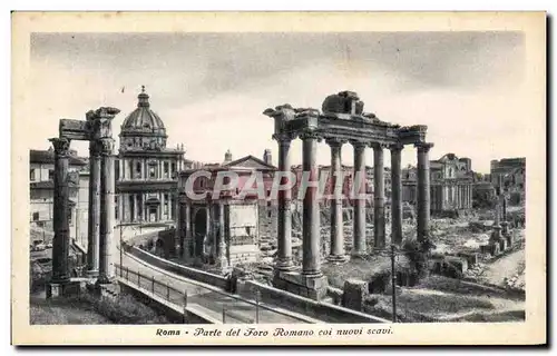 Cartes postales Roma Parte del Foro Romano coi Nuovi Scavi